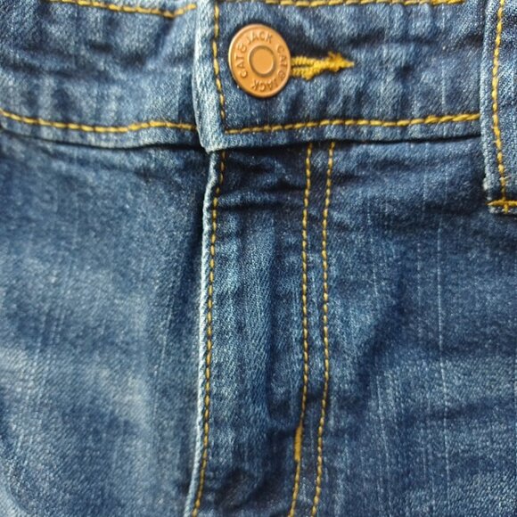 Cat & Jack Boy's Bootcut Medium Wash Jeans - Size 16 -EUC - Picture 4 of 8